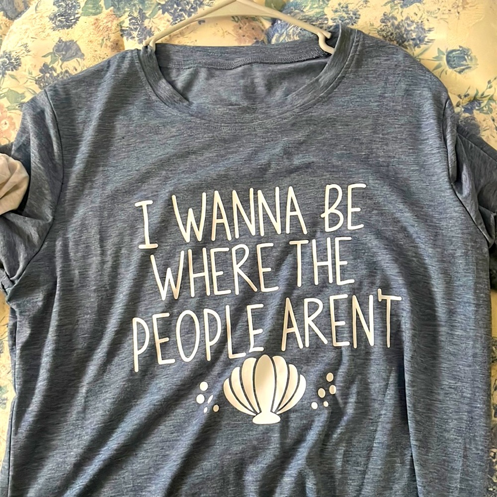 Blue shirt bought off Amazon